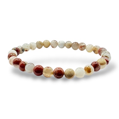 6mm Dreamy Jade Beaded Bracelet